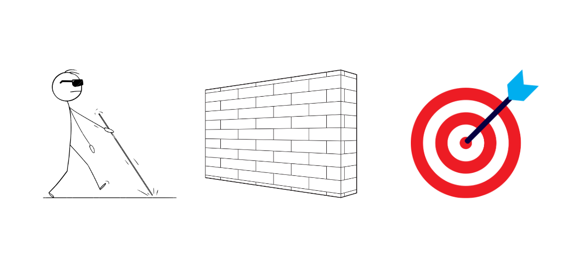 Man walking into wall Man walking into wall